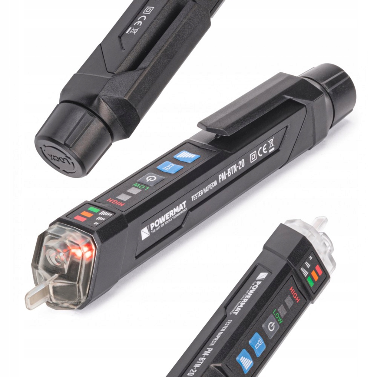 

Bezdotykowy Tester Napięcia Próbnik Led 1000V Ncv
