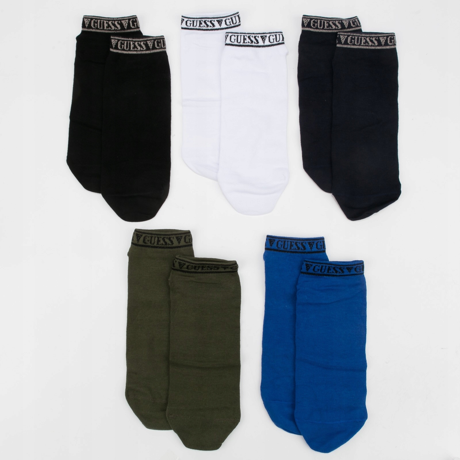 Pánské ponožky Guess njfmb sneaker socks 5pack