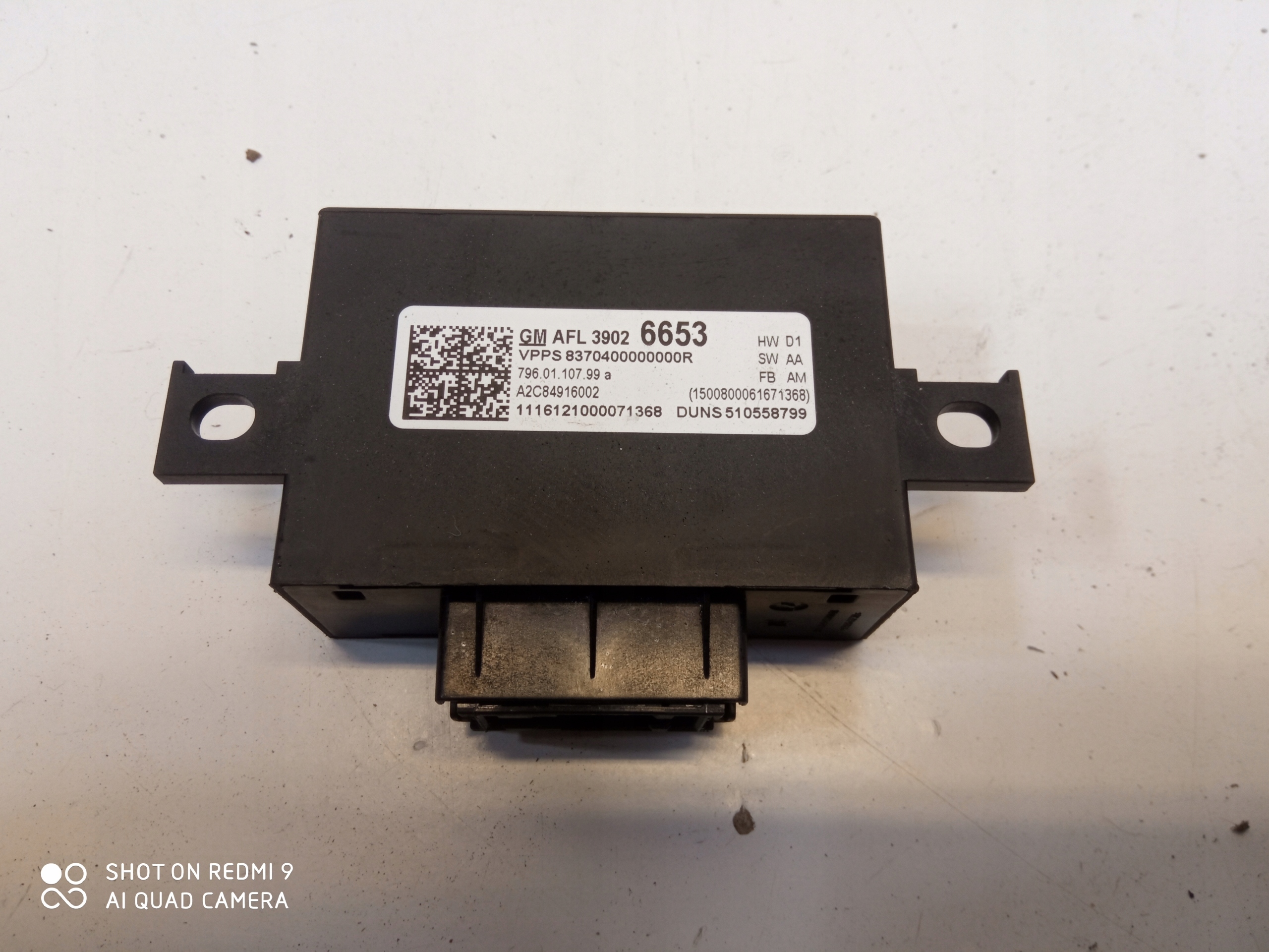 OPEL ASTRA K 5 V modulo Centralina luci 39026653