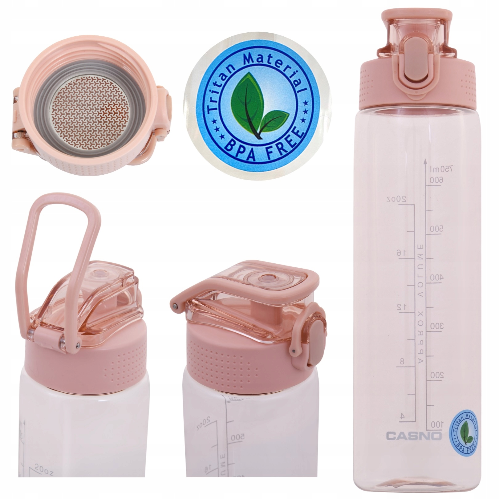 

Butelka na wodę bidon tritan BPAfree Casno 750 ml