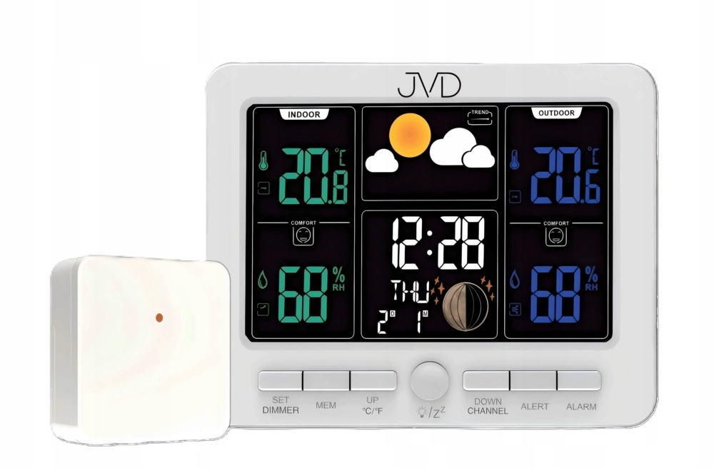 Meteostanice Jvd RB6685.1 Radio Contolled Venkovní Senzor Vlhkoměr