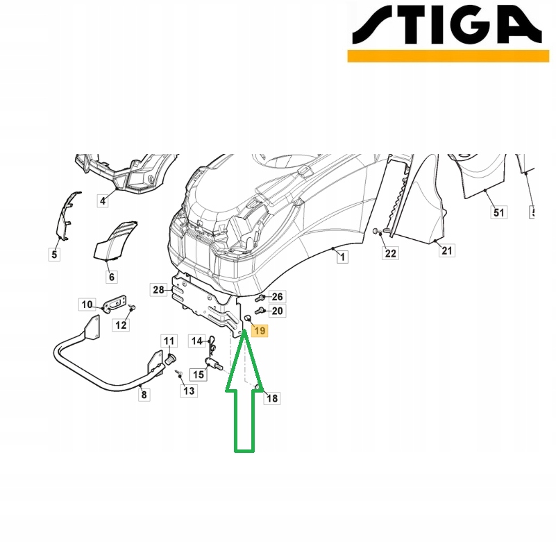 TULEJKA TULEJA PODKŁADKA DO STIGA ALPINA SOLO ISEKI GGP 22170600/0 ORYGINAŁ Typ tuleja