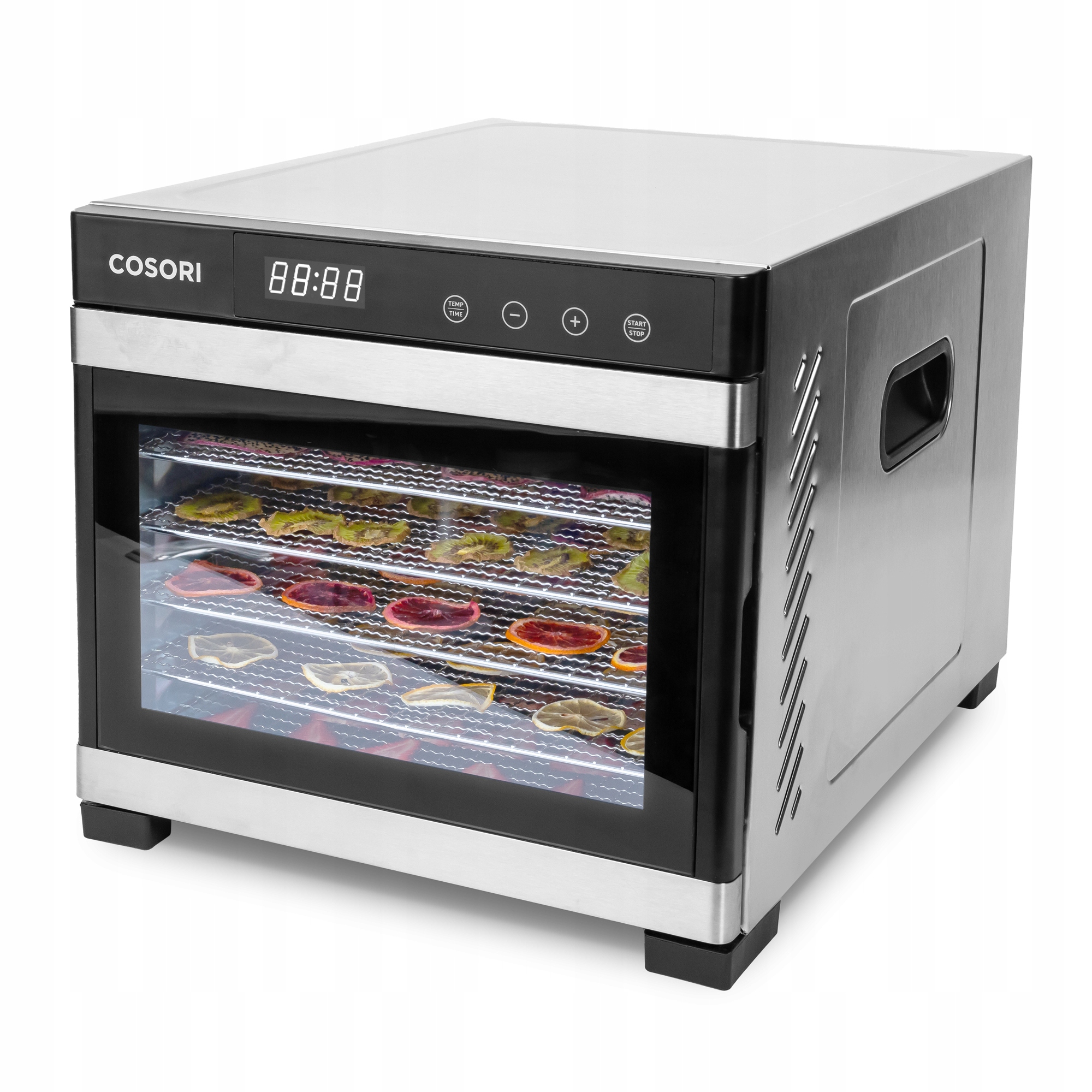 Cosori Sušička z nerezové oceli 650W 6 táců, 3 mřížky a rohože