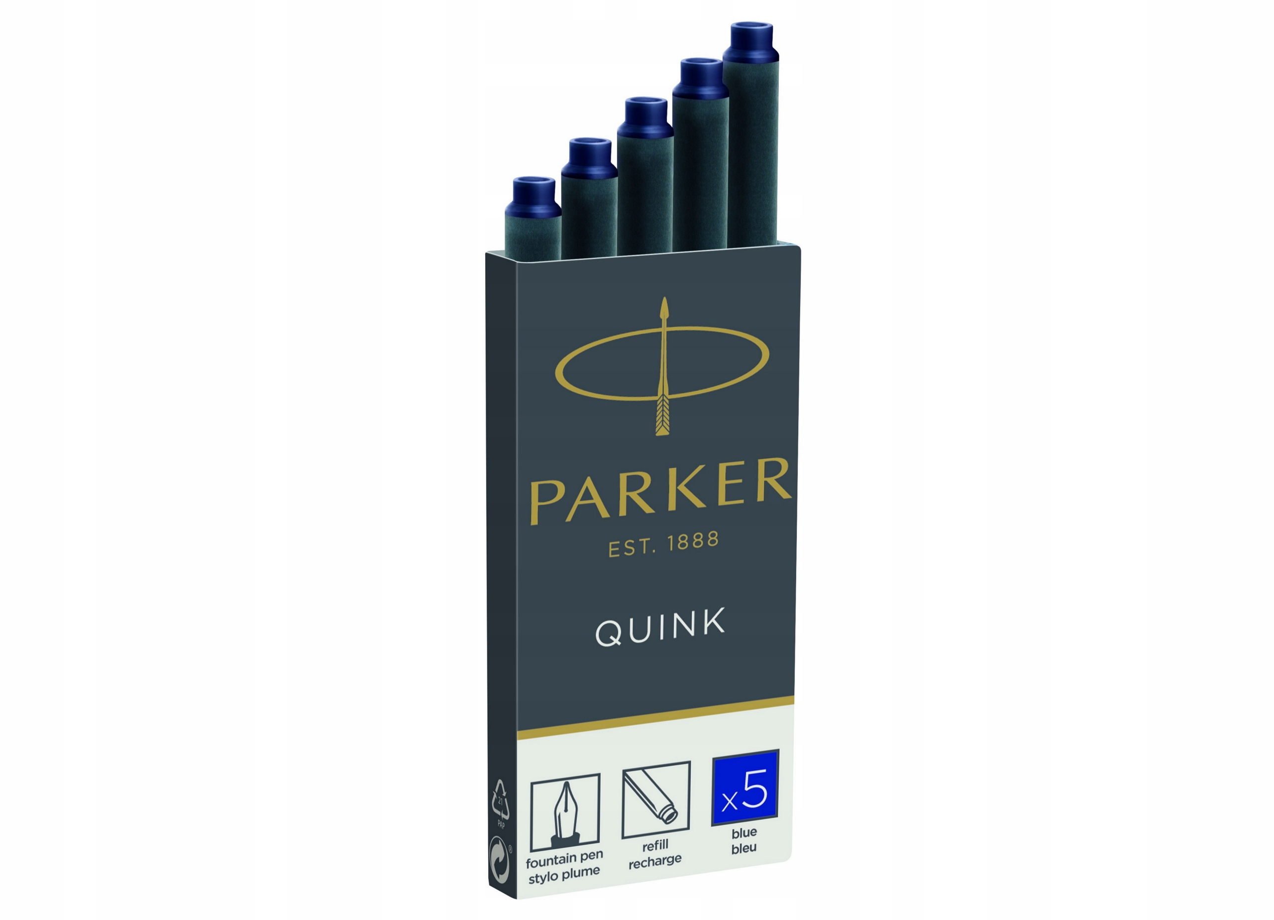 

Naboje Niebieskie Do Piór Parker op. 5 Szt