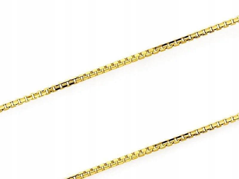 Zlatý řetízek unisex 585 klasický pletený kostka délka 60 cm 2,82 g dárek