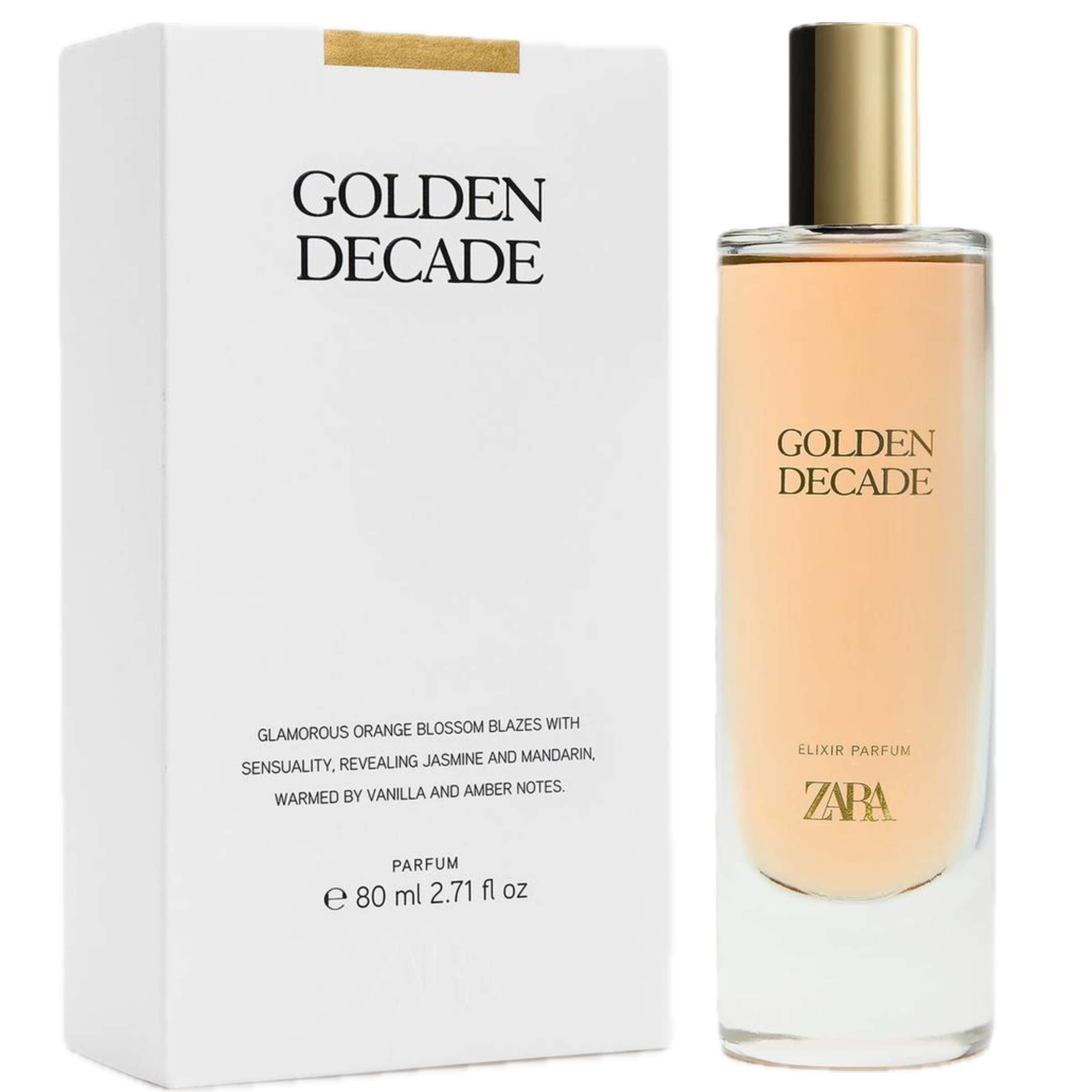 Zara Elixir Parfum Golden Decade Elixir Parfum 80 ML Větší Objem