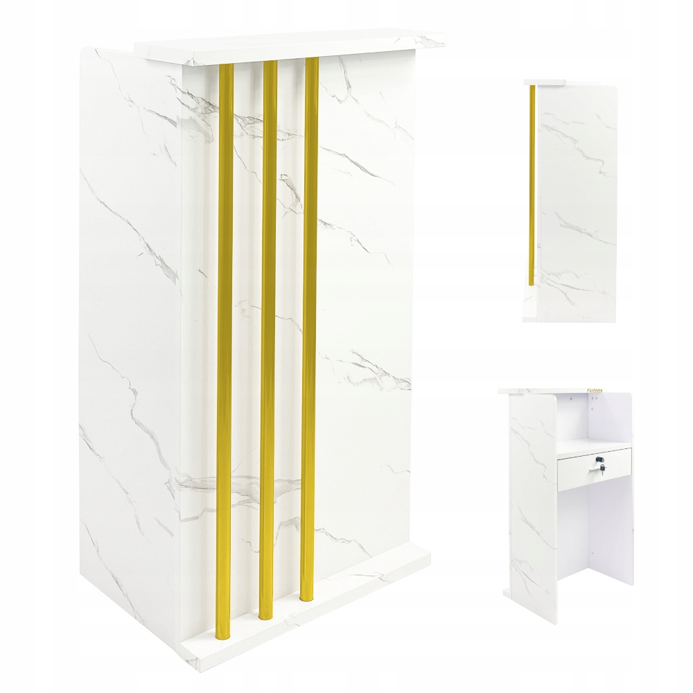 Kosmetická Recepce, Kadeřnická Pultová Prodejna, Psací Stůl Do Salonu, Glamour Wms