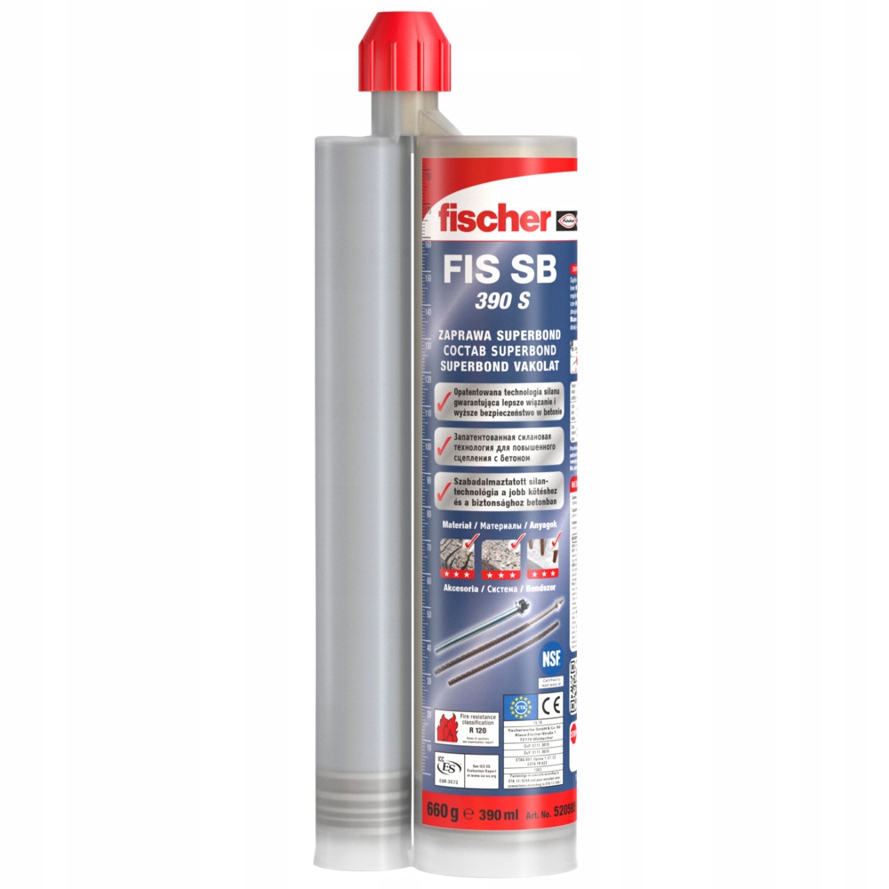 Kotwa chemiczna FISCHER FIS SB 390 S