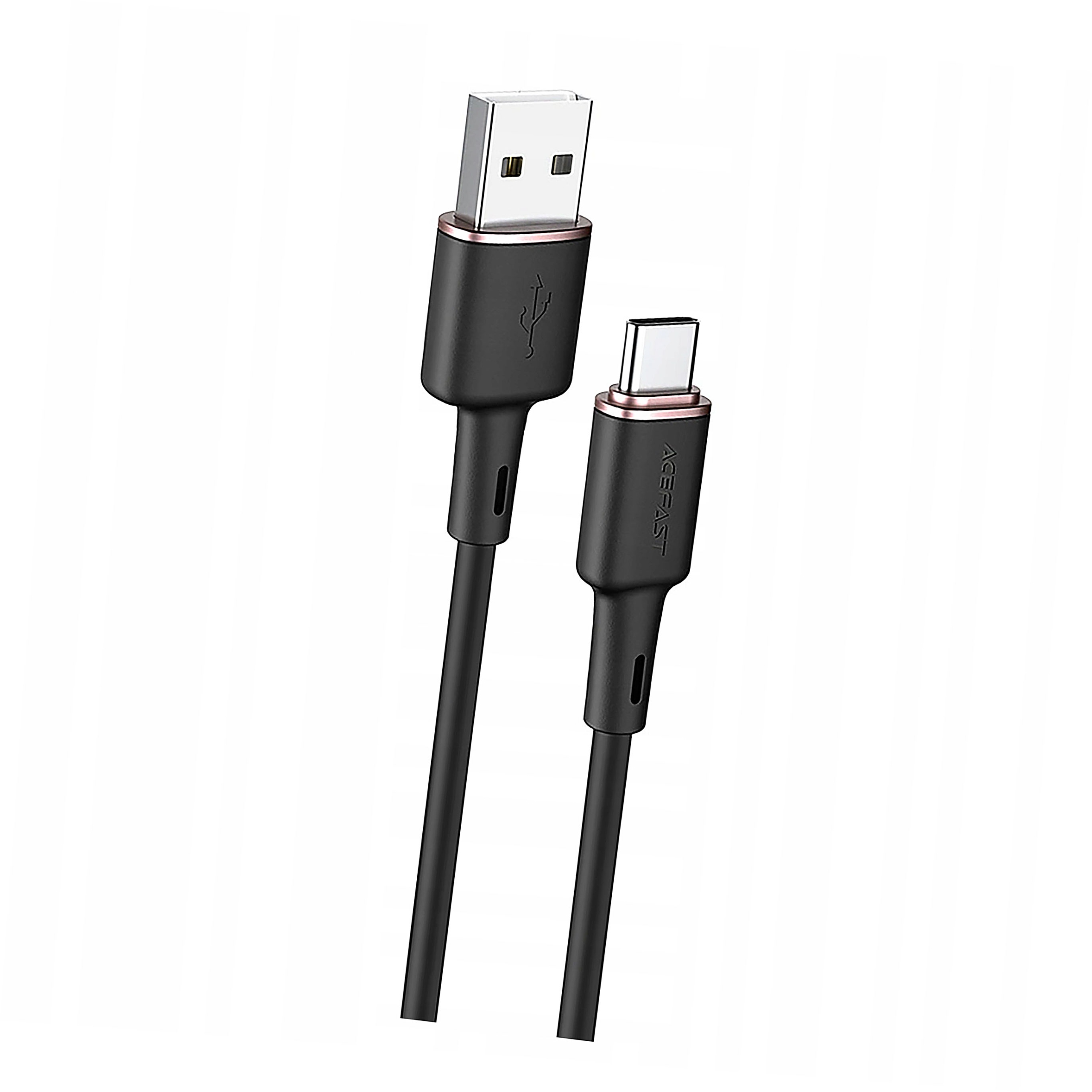 Acefast kabel Usb Usb Typ C 1,2m, 3A czarny