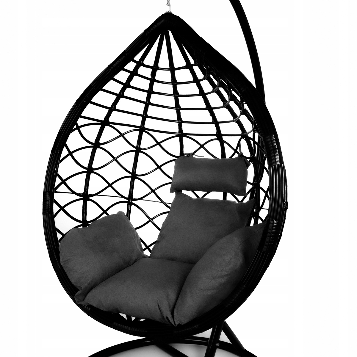 FOTEL WISZĄCY BUJANY OGRODOWY HUŚTAWKA XXL Rodzaj fotel wiszący wolnostojący