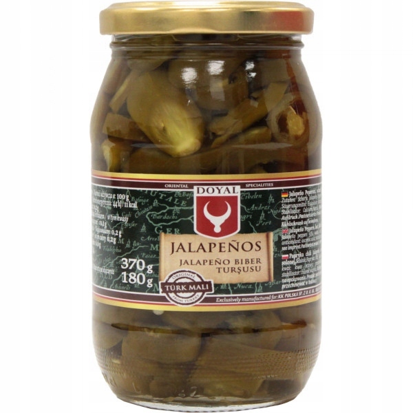 

Papryka Jalapeno Doyal 370g Plastry w Zalewie 180g