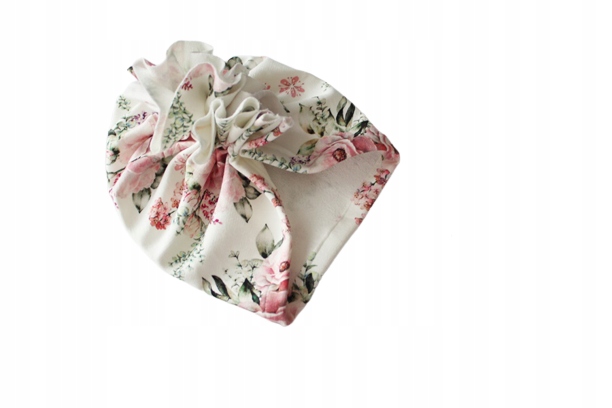 

Czapka turban kwiaty bukieciki 36-38