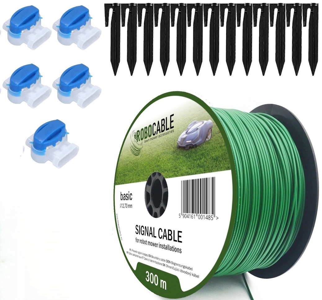 Kábel Obmedzovací kábel pre robotickú kosačku Sada 300 m Špendlíky Robocable