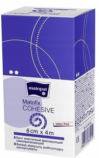 

Bandaż Samoprzylepny Matofix Cohesive 6cmx4m 1szt