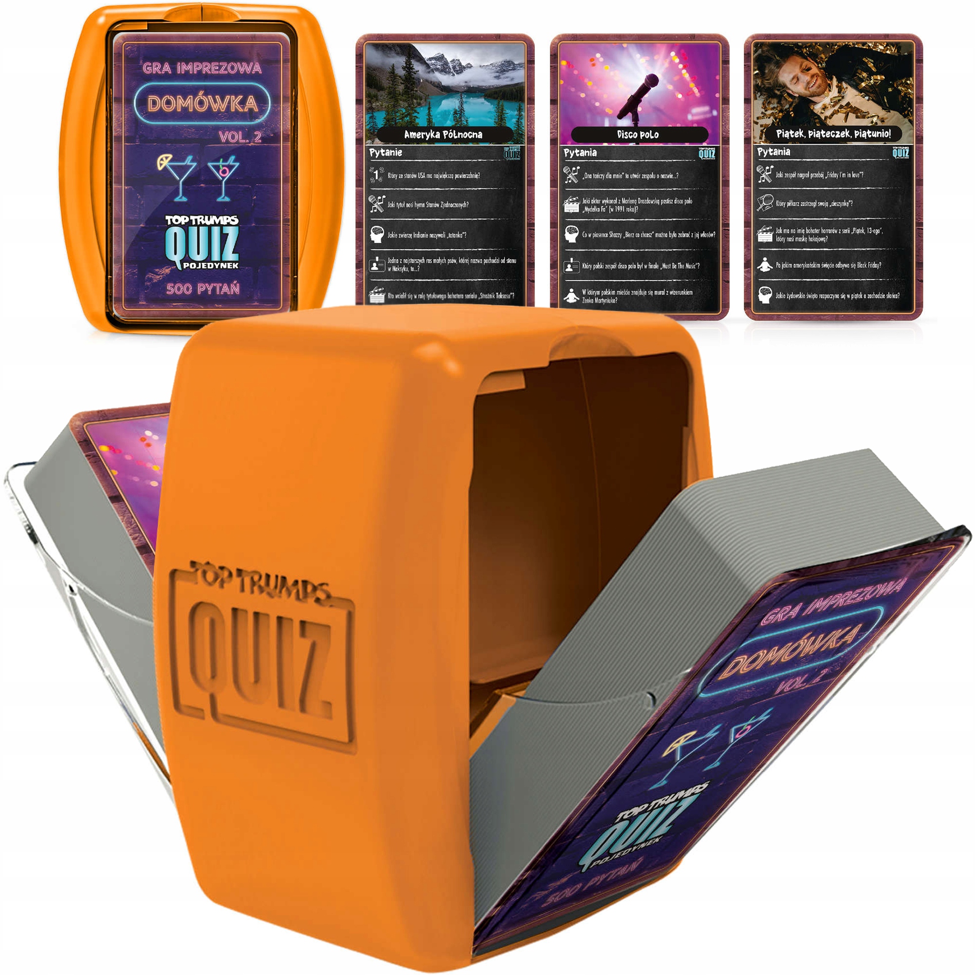 

Top Trumps Domówka Quiz Gra Karciana 500 Pytań