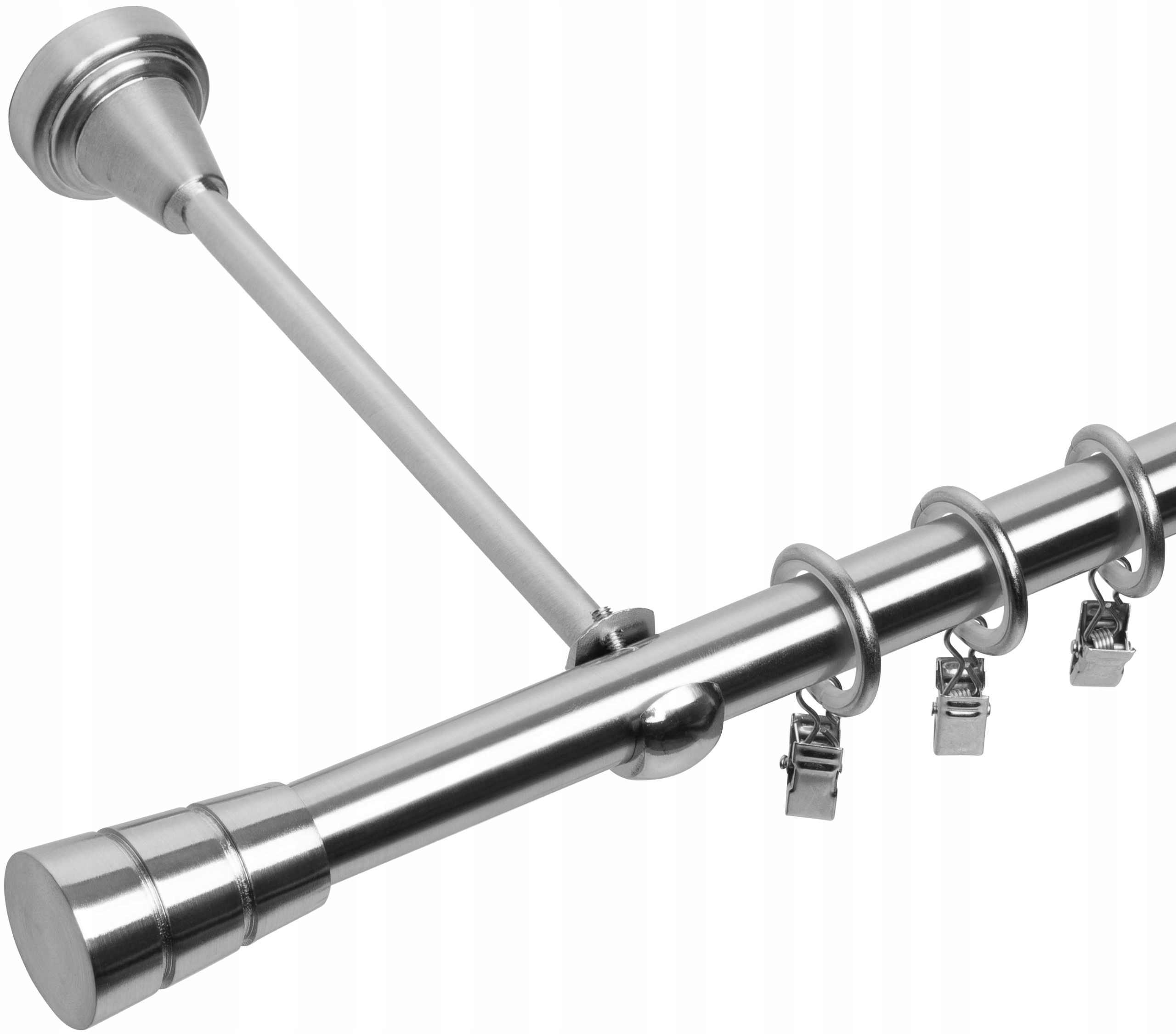 

Karnisz Ciche Kółka, Pojedynczy fi19 120 cm