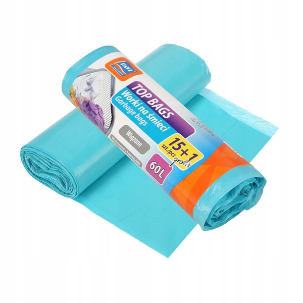 

Worki na śmieci wiązane Top Bags 60l