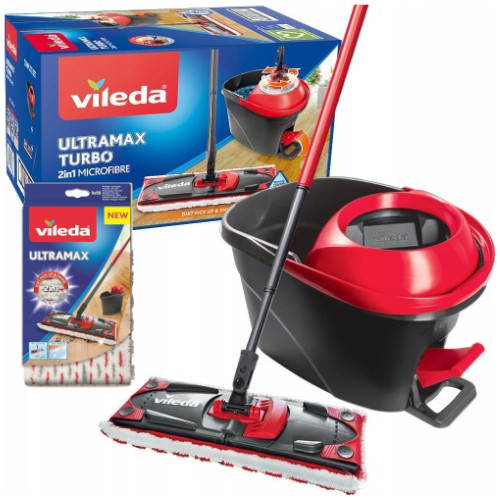 

Mop Vileda Obrotowy Płaski wkład Ultramat turbo