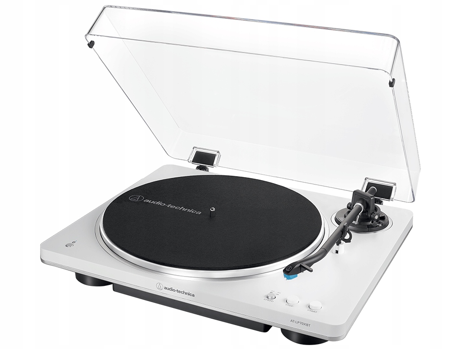 Automatyczny gramofon z napędem paskowym Bt Audio-Technica AT-LP70XBT White