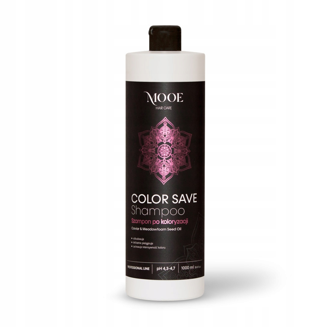 Mooe šampon po barvení okyselující pH 4.3 s kaviárem 1000 ml