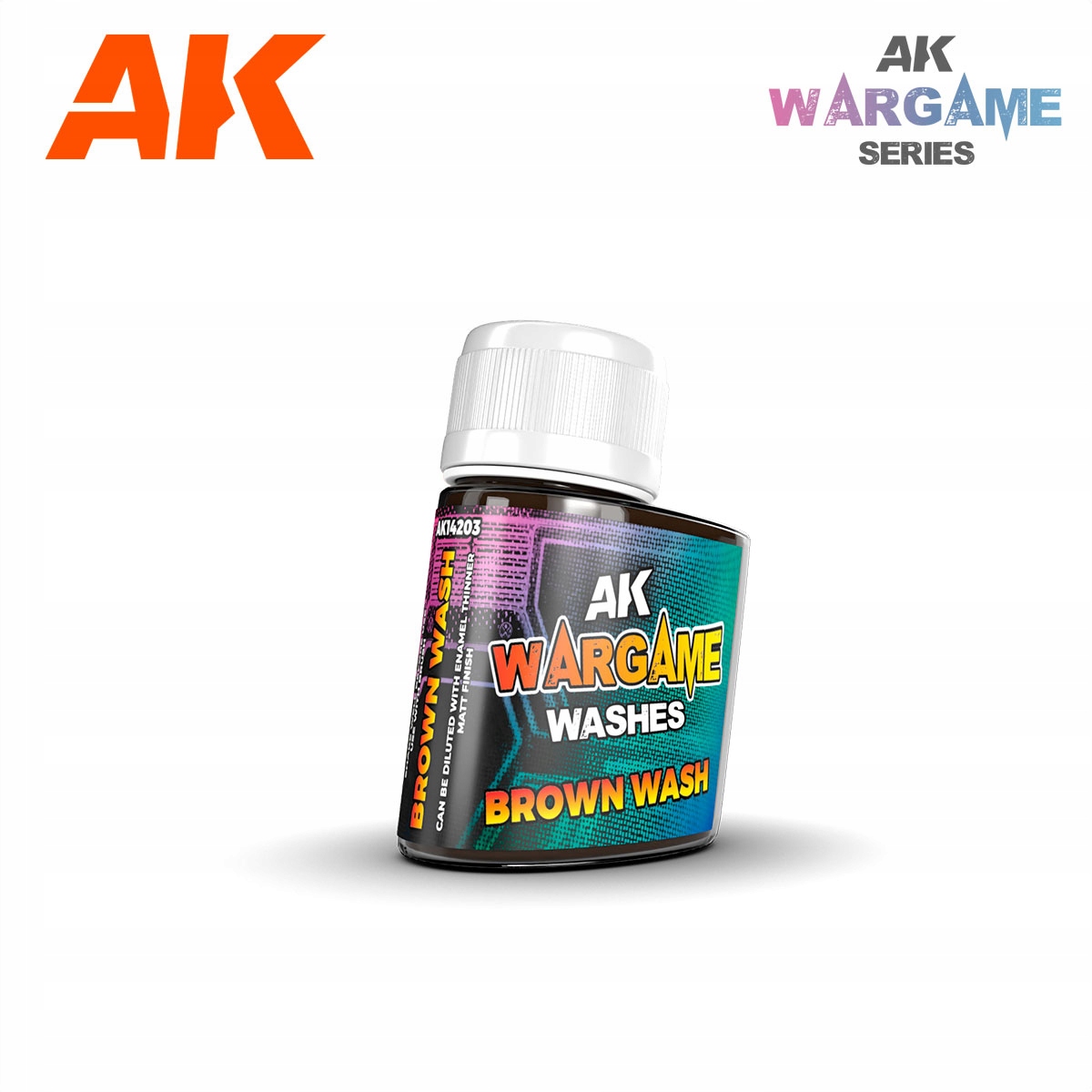 AK14203 Brown Wash – Wargame Series Ak.