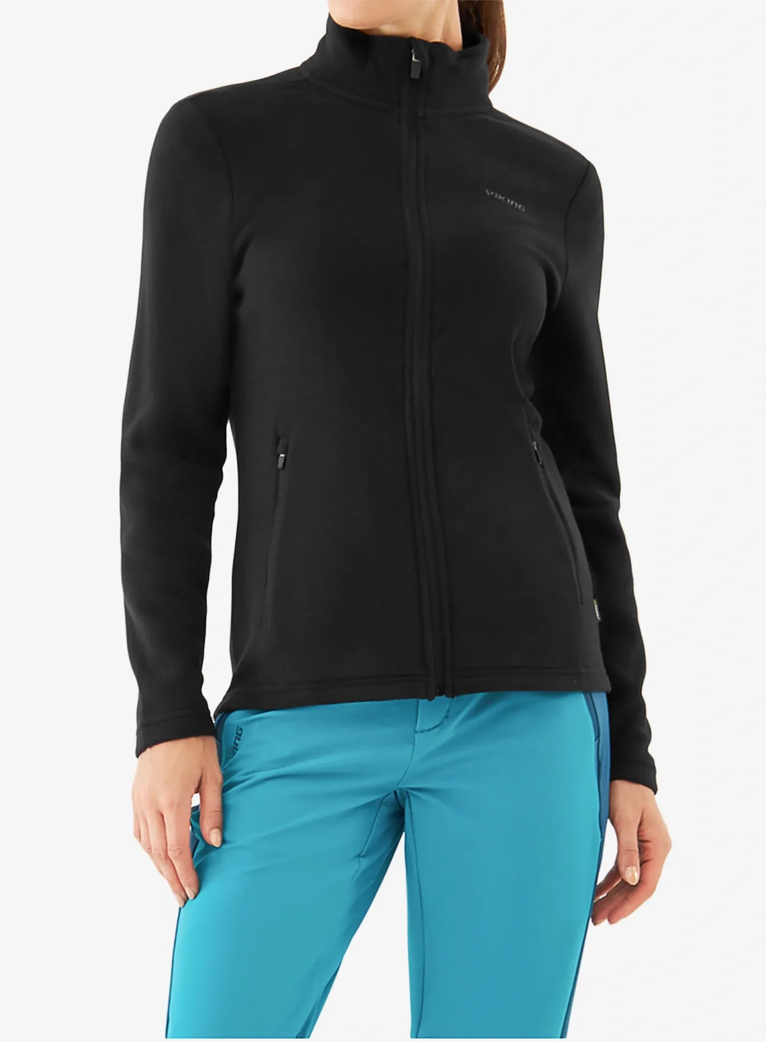 Dámská Mikina bez kapuce Viking Midlayer Fleece Tesero Polartec černá S