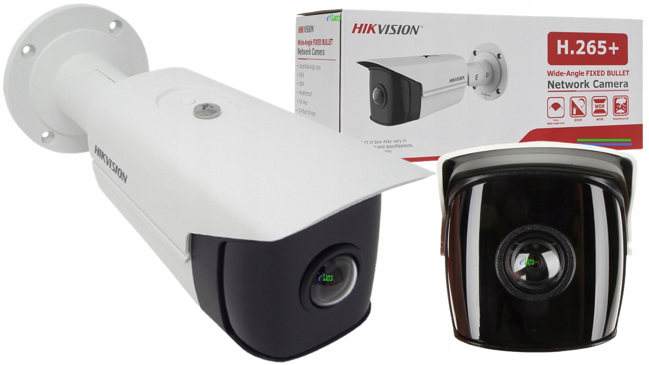 Kamera IP Hikvision DS-2CD2T45G0P-I / 4Mpx Kąt180°