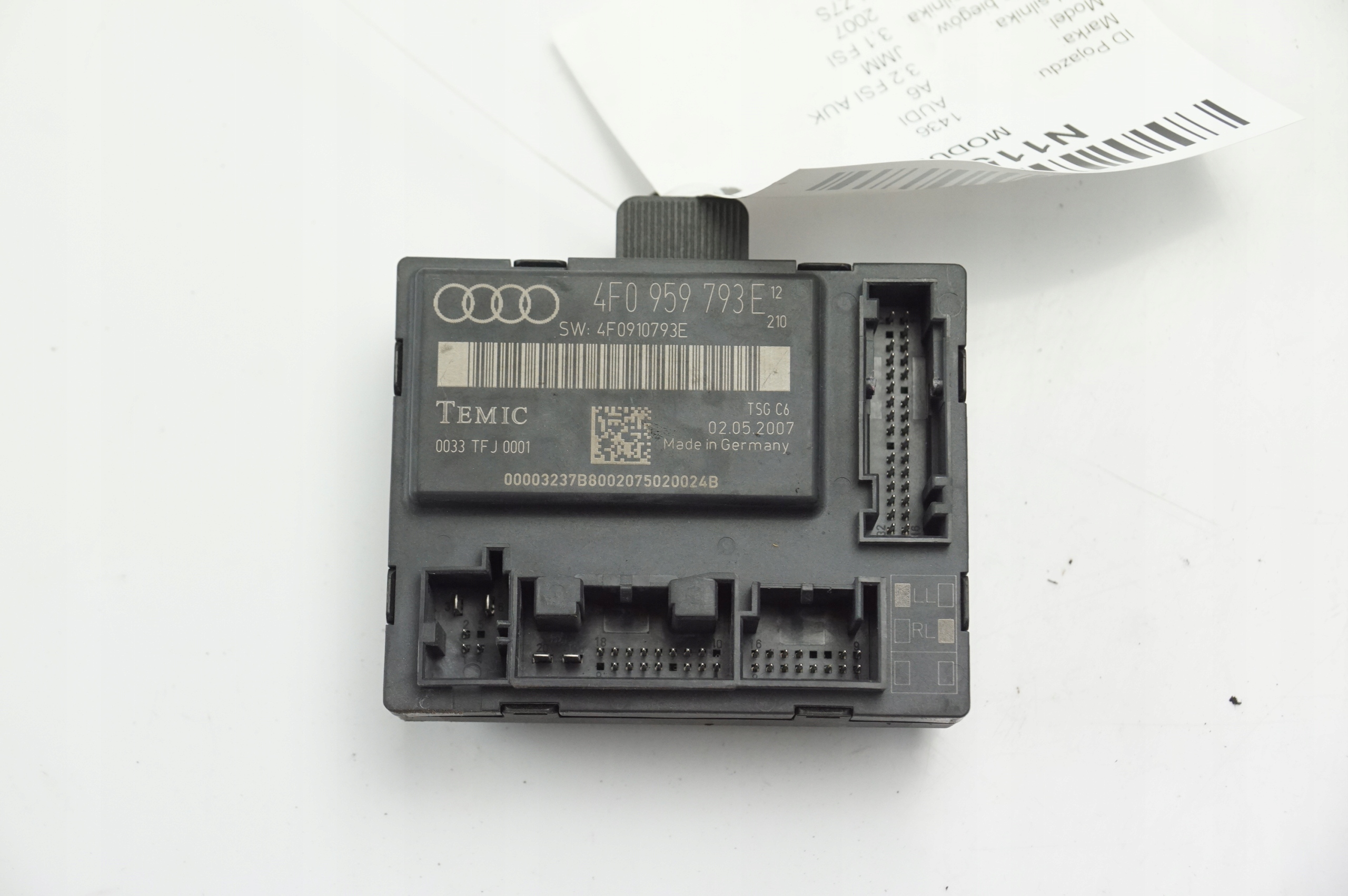 module door 4F0959793E AUDI A6 C6