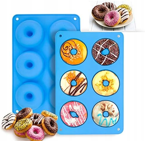 FORMA SILIKONOWA NA DONUTY OPONKI FOREMKA DO PĄCZKÓW PĄCZKI BABECZKI 6