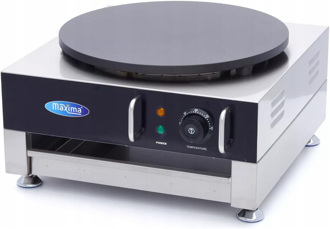 Elektrická jednorázová gastro palačinkovačka 40 cm 3000 W Maxima 09374070
