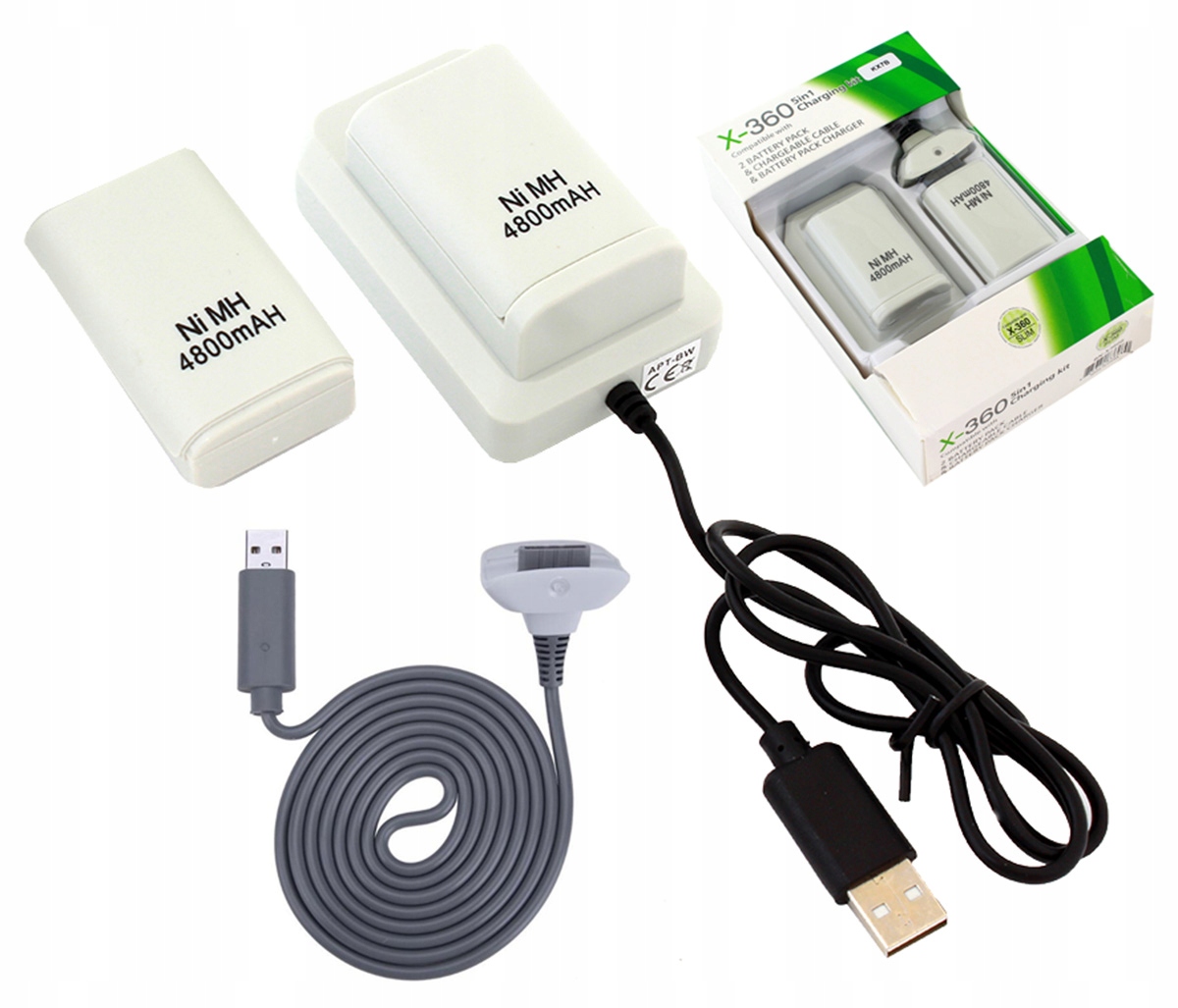 

Ładowarka Do Xbox 360 2x Bateria Kabel Usb