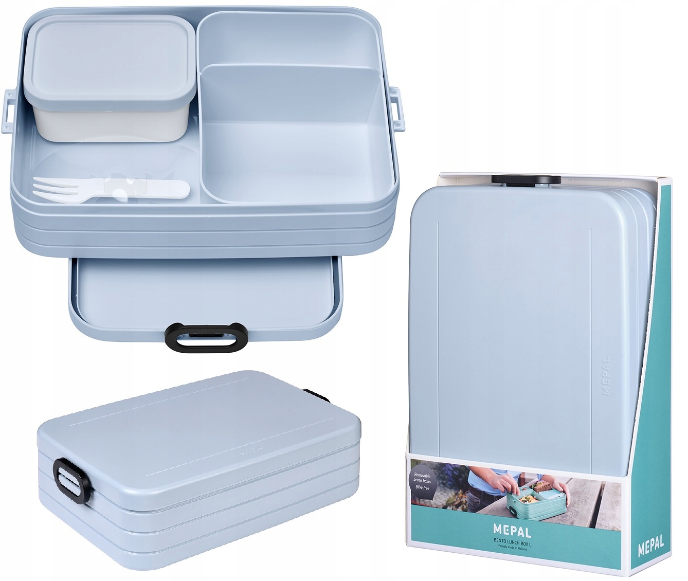 

Mepal Bento Śniadaniówka Lunch Box Pojemnik 1,5 L