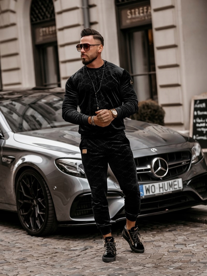 Komplet męski Olavoga Erik czarny L