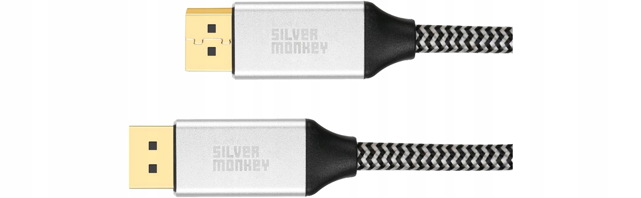 Silver Monkey Kabel DisplayPort 1.4 w oplocie 1.5m Marka Silver Monkey