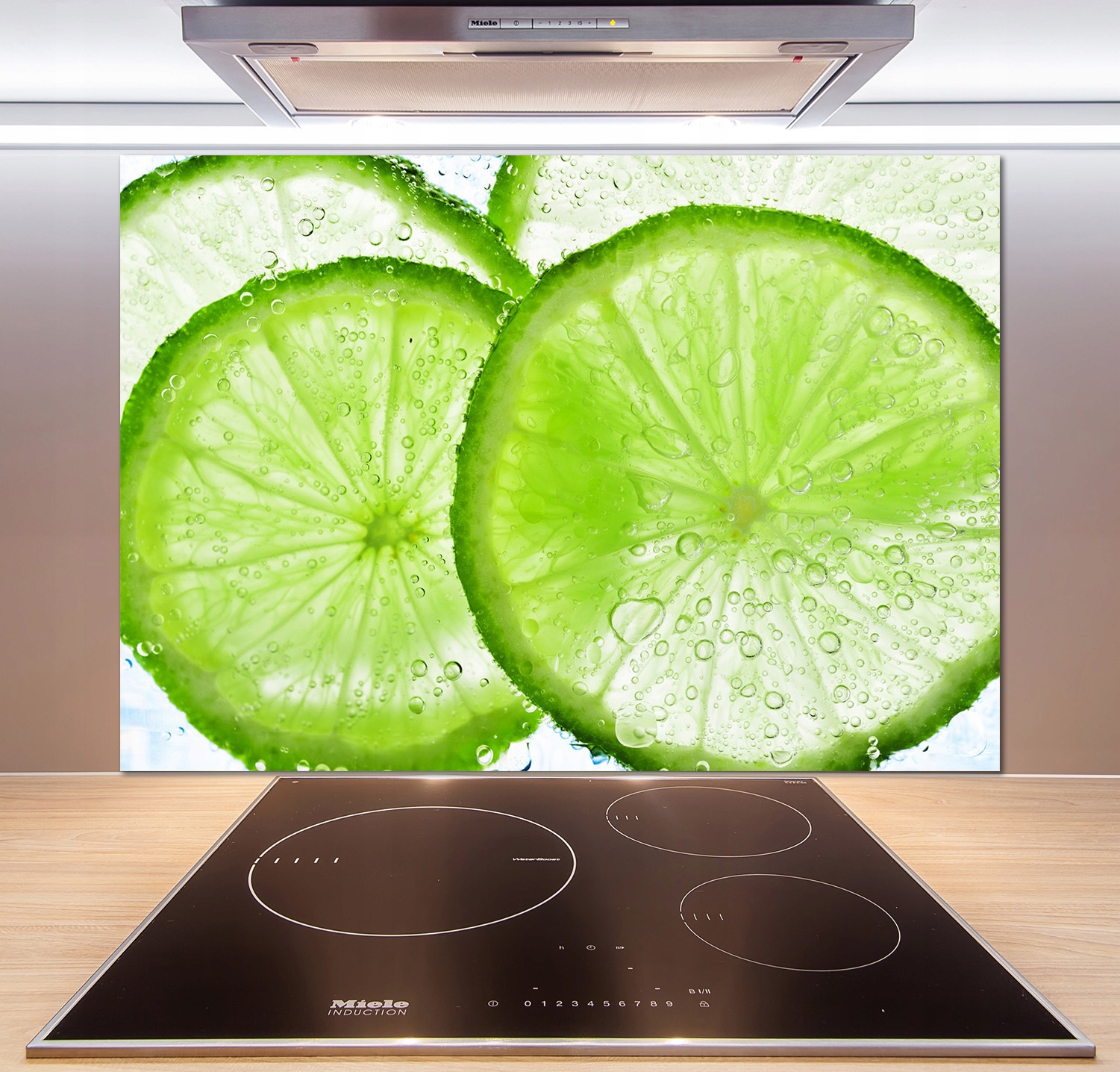 

Panel do kuchni Limonki pod wodą 100x70 cm + Klej