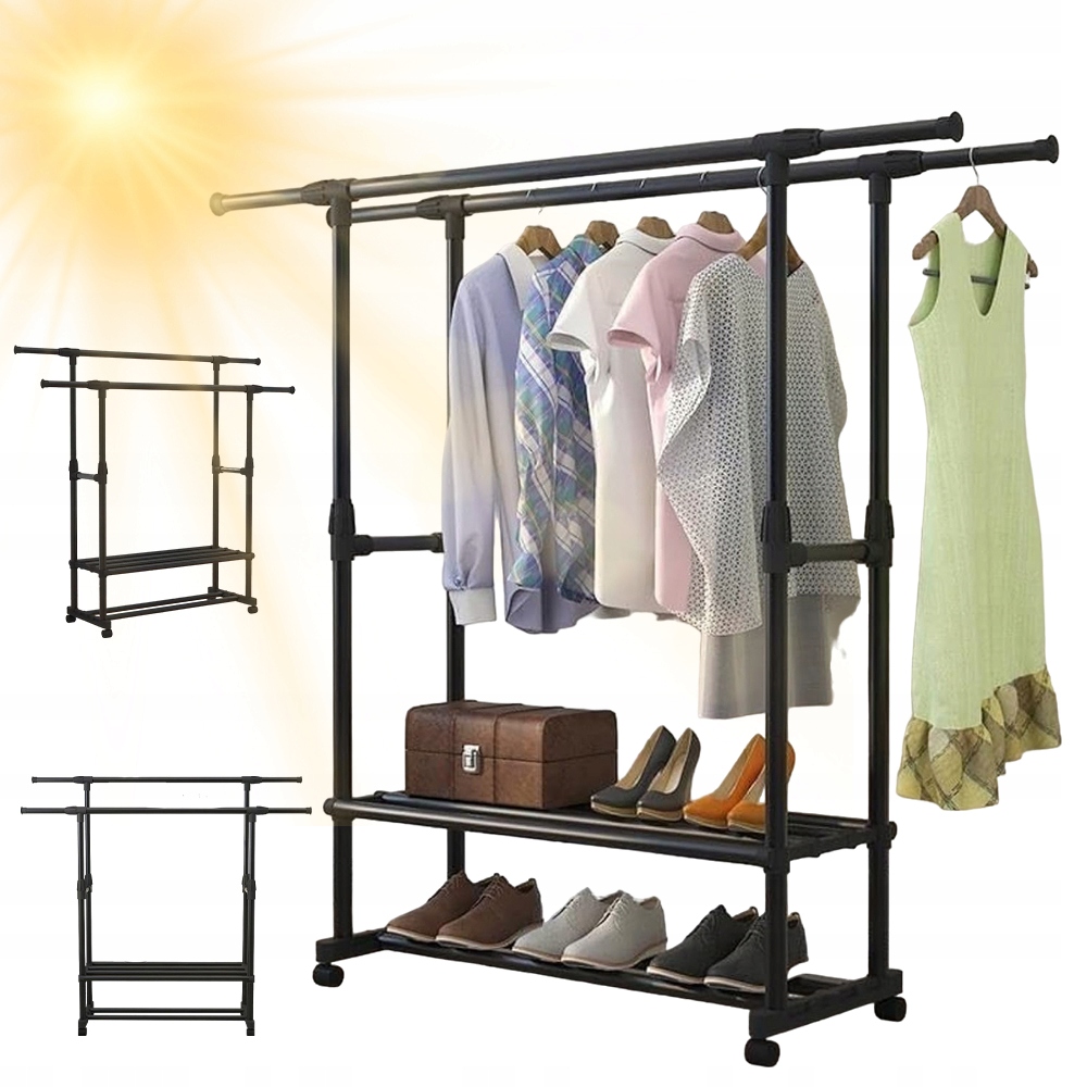 Levně Sušák Na Prádlo Stojící Na Prádlo Škálovatelná 90-155 CM