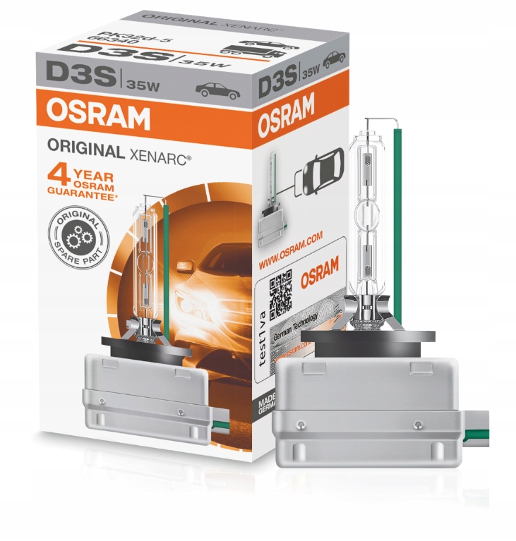 Žiarovka 1KS D3S 42V 35W PK32D-5 Xenarc 4150K Osram Xenónová Žiarovka