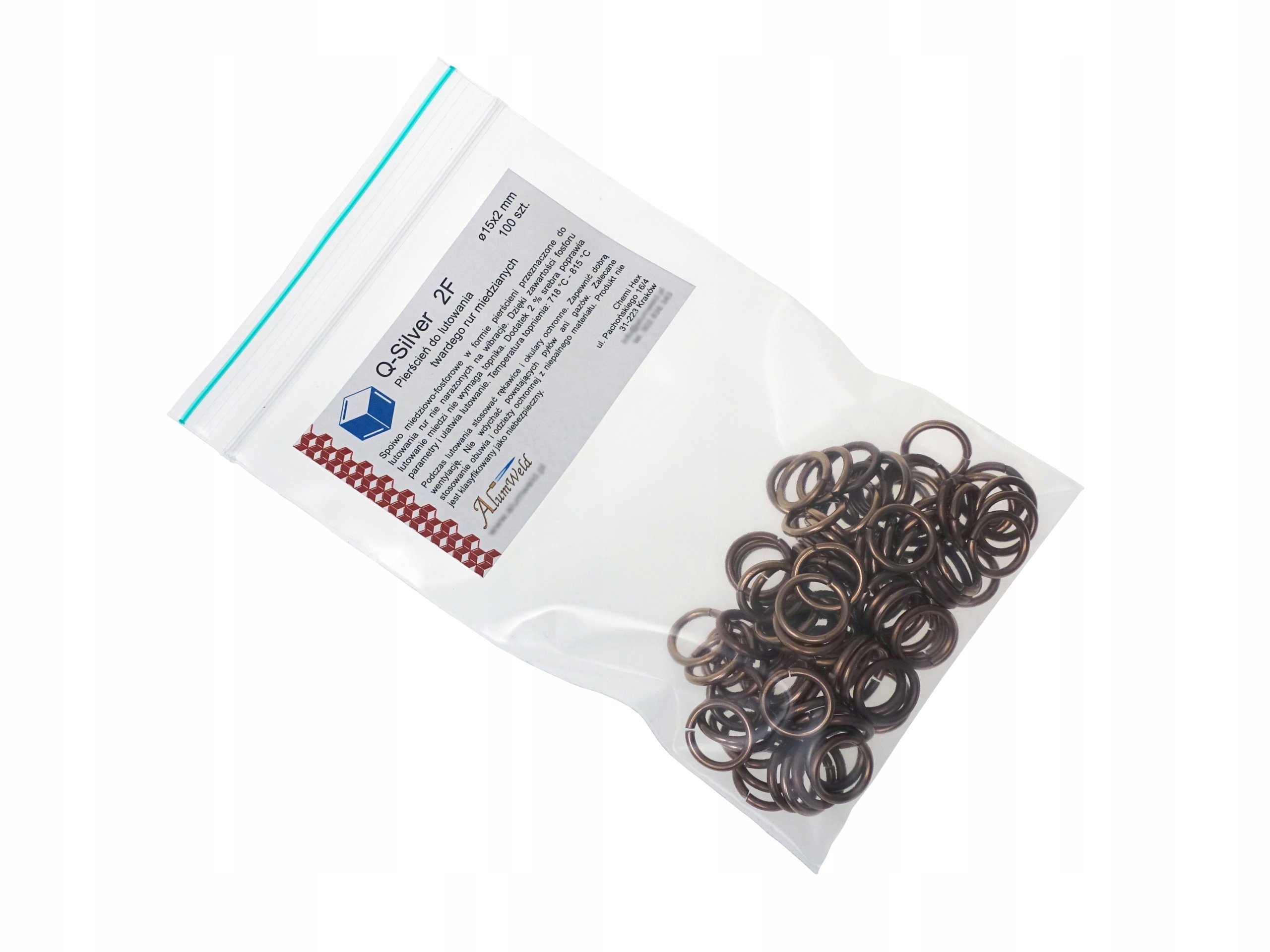 B11D Krúžok na spájkovanie medených rúrok ø15 mm 100 x