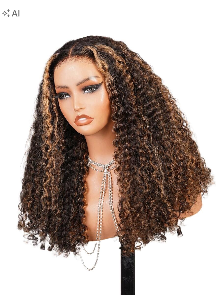 Megalook Paruka Kudrnaté Vlasy S07__60 CM