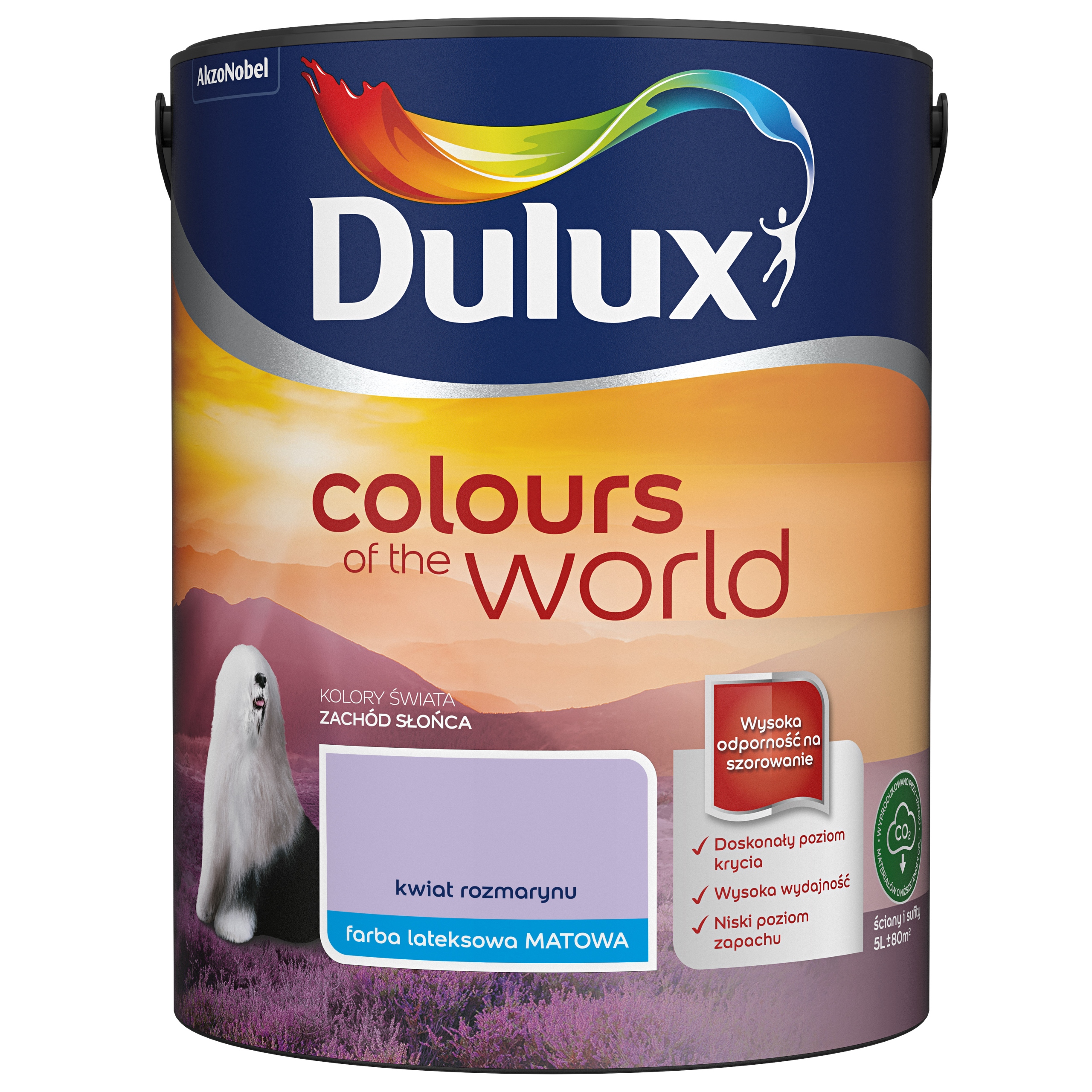 Dulux Colours Of The World Barva Emulzní Barva Rozmarýnový Květ 5L