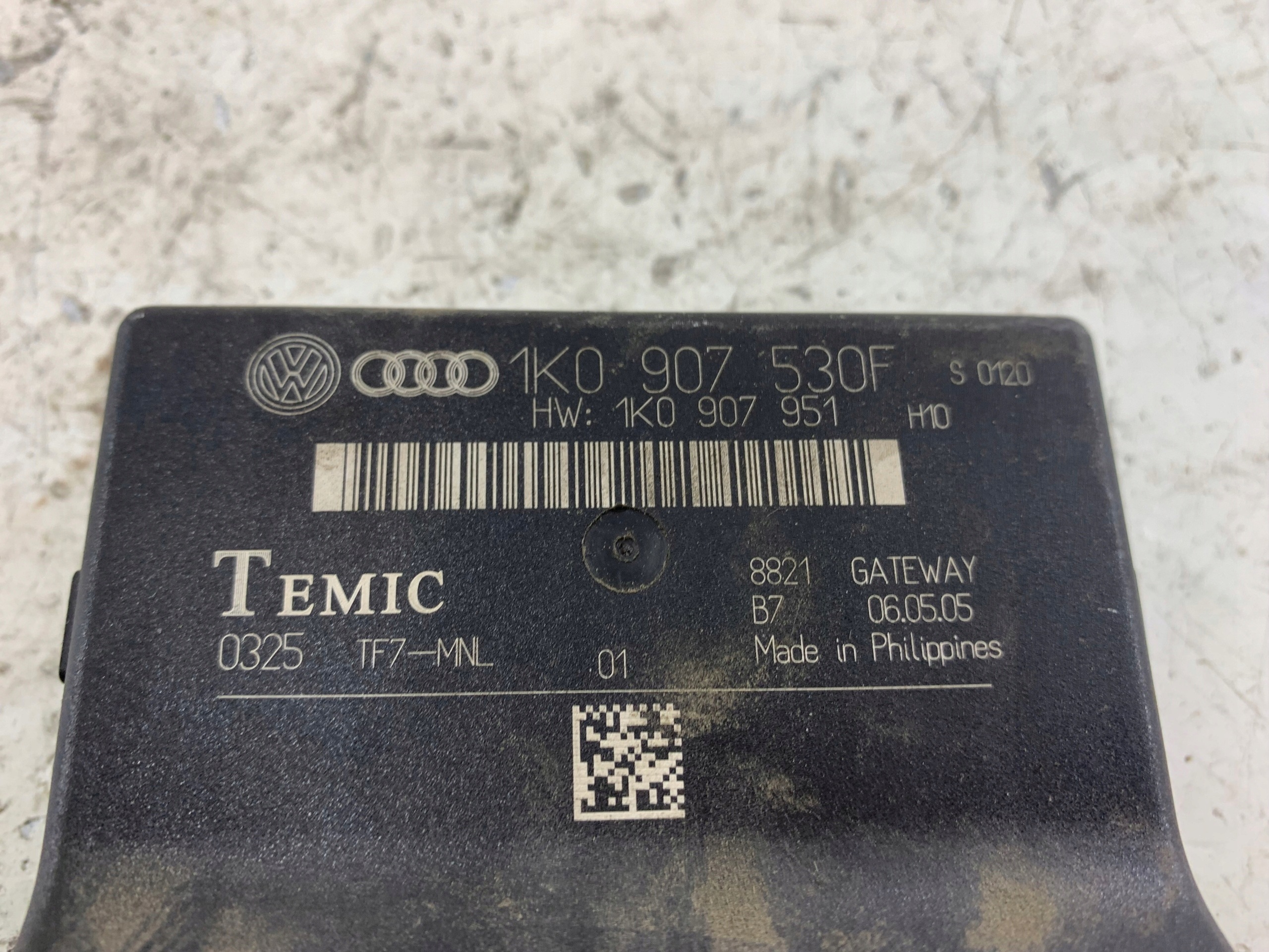 VW GOLF V module control unit GATEWAY 1K0907530F