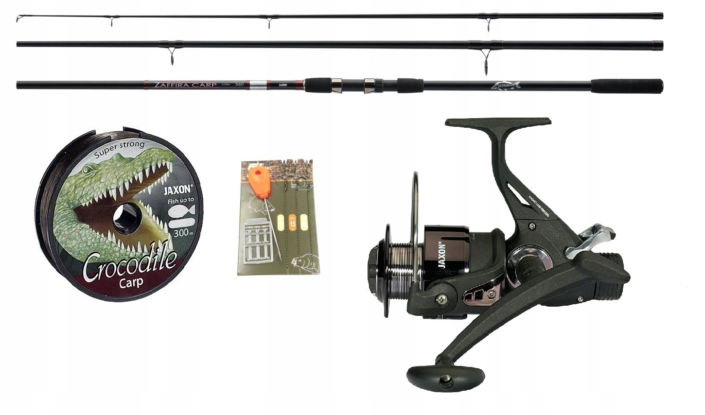 

Jaxon Zaffira Carp 3,9m/3lbs Kołowrotek Żyłka
