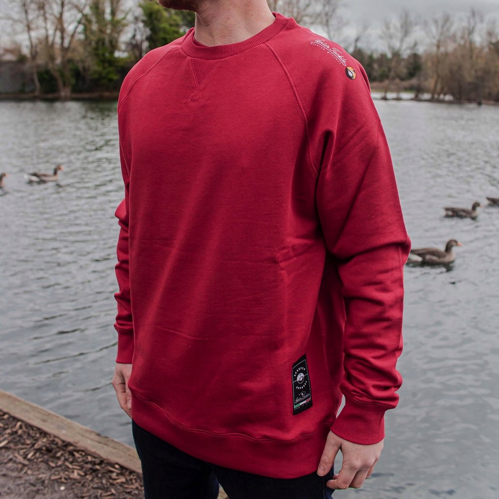 Solar Jumper Red M czerwona bluza bez kaptura