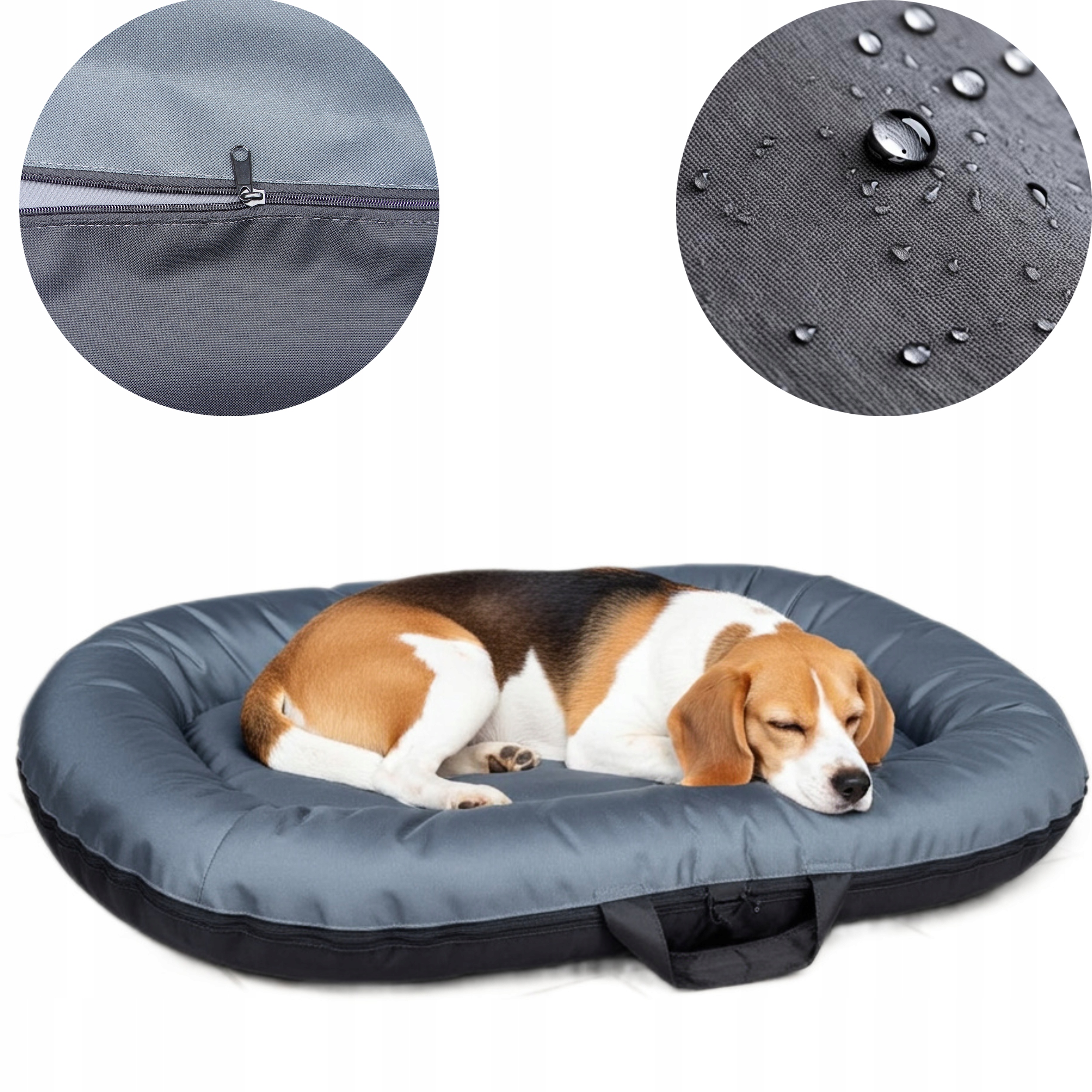 Levně Malý Pelíšek pro psa potah zipem, rozkládací pohovka, lehátko M 90/60cm