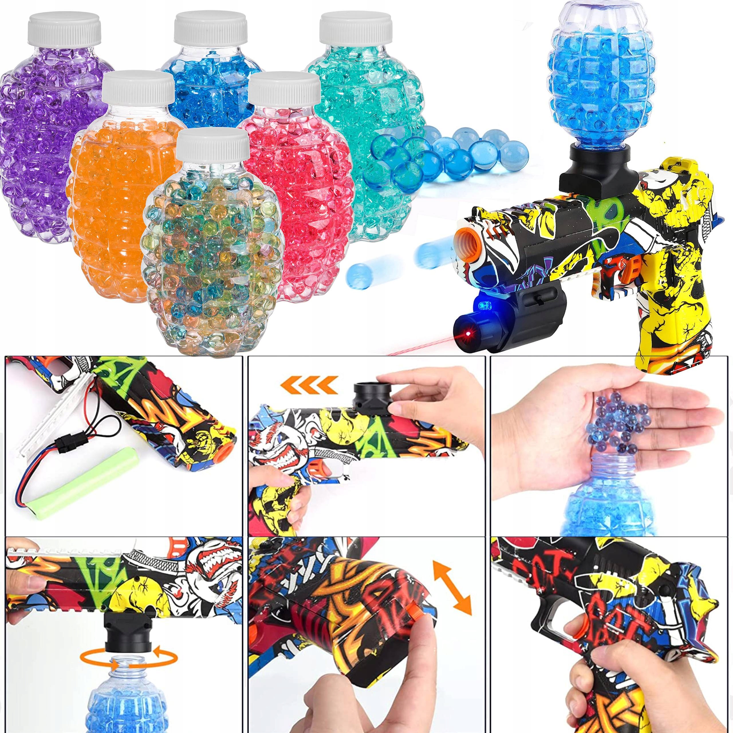 KARABIN PISTOLET MP DEAGLE AUTOMAT KULKI ŻELOWE CS Certyfikaty, opinie, atesty CE