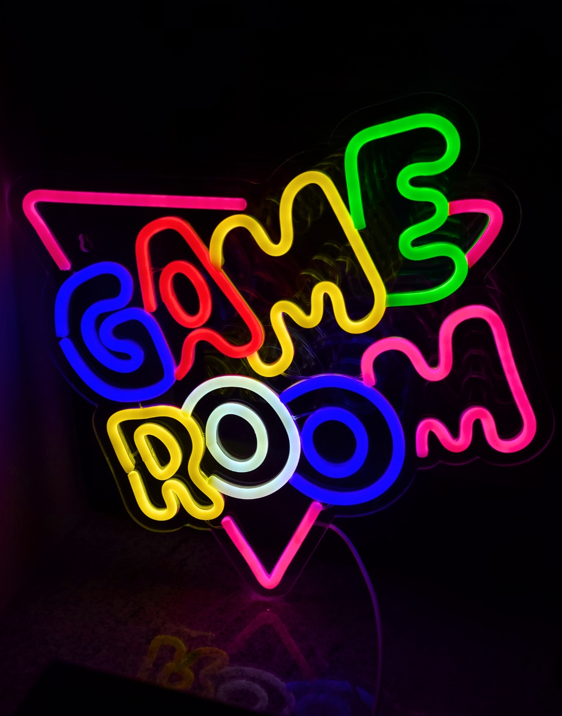 Lampka neonowa LED Game Room USB z pilotem RegMag