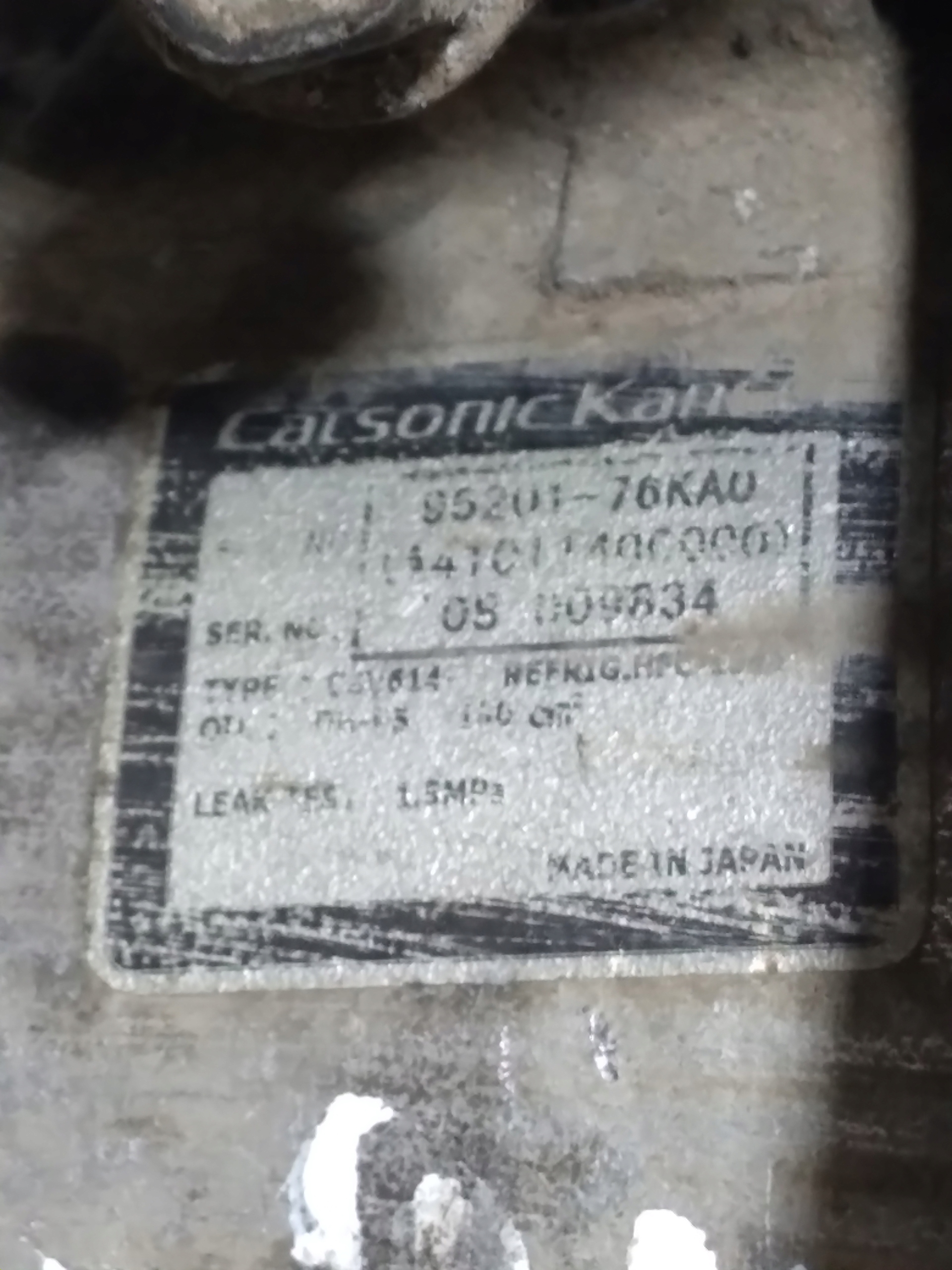 klimakompressor SUZUKI GRAND VITARA II 95201-76KAO