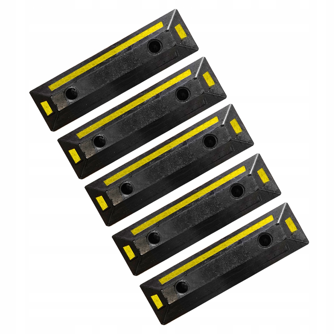 Parkovací separátor Silný Kolečko Omezovač Gumový Odbojník Nájezd 55cm 5x