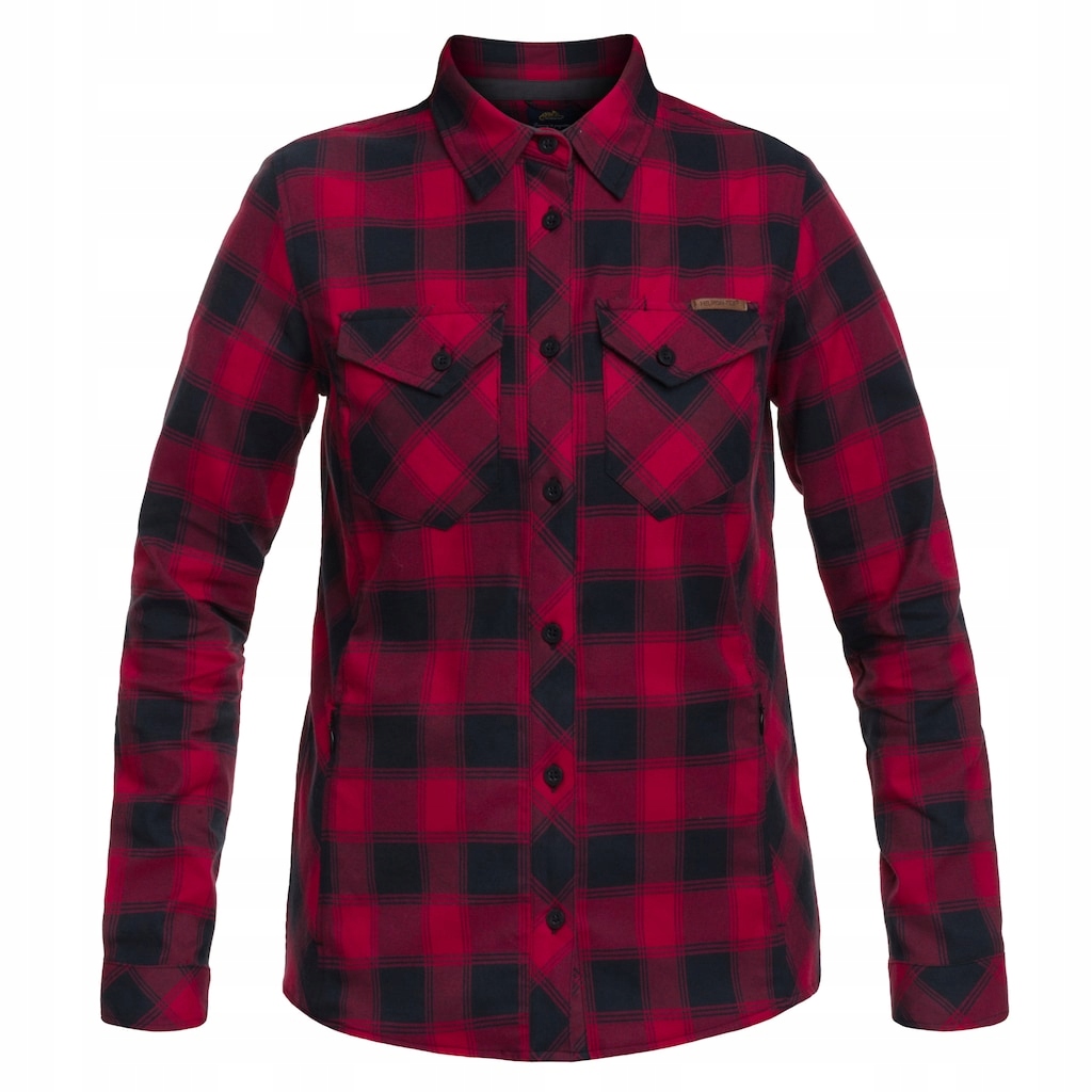 Dámská kostkovaná košile Helikon Marigold Coral Crimson Checkered M