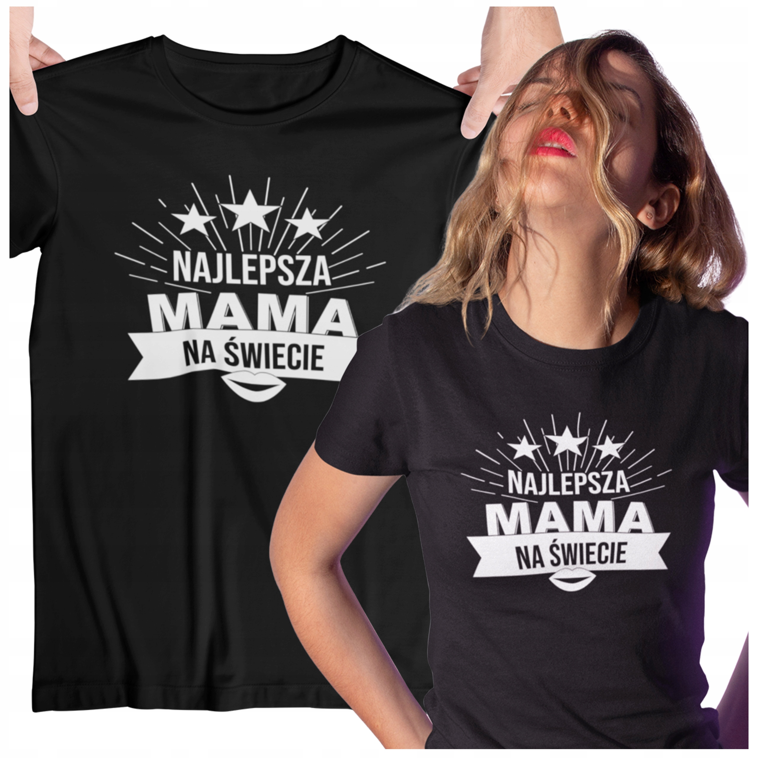 KOSZULKA DLA MAMY NAJLEPSZA MAMA NA ŚWIECIE MODNA